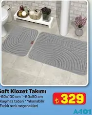 SOFT KLOZET TAKIMI 60X100 CM - 60X50 CM